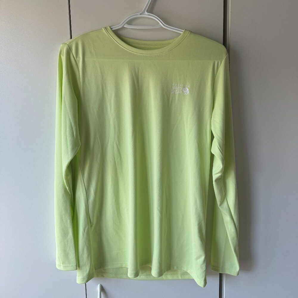 Women Mountain Hardwear Sports Long Sleeve Light Green Medium